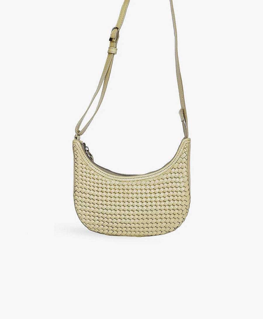 Damen BEMBIEN Taschen | Gewebte Umh Ngetasche "Mini Sling" - Sage