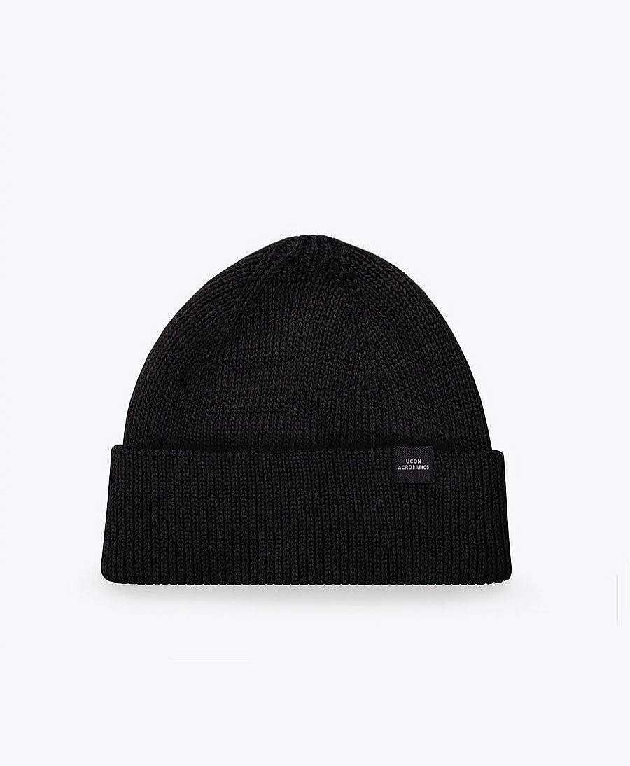 Damen Ucon Acrobatics M Tzen, H Te & Schals | Vegane M Tze "Mika Low Beanie" Schwarz / Black