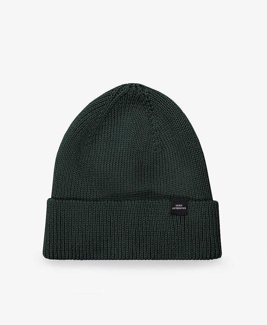 Damen Ucon Acrobatics M Tzen, H Te & Schals | Vegane M Tze "Mika Beanie" Forest / Dunkelgr N