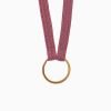 Lifestyle YOOMEE Organisation | Schl Sselband Mit Goldigem Ring - Red Ochre