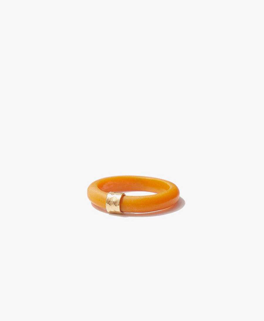 Damen MIMI ET TOI Fingerringe | Fingerring - Skylar - Orange