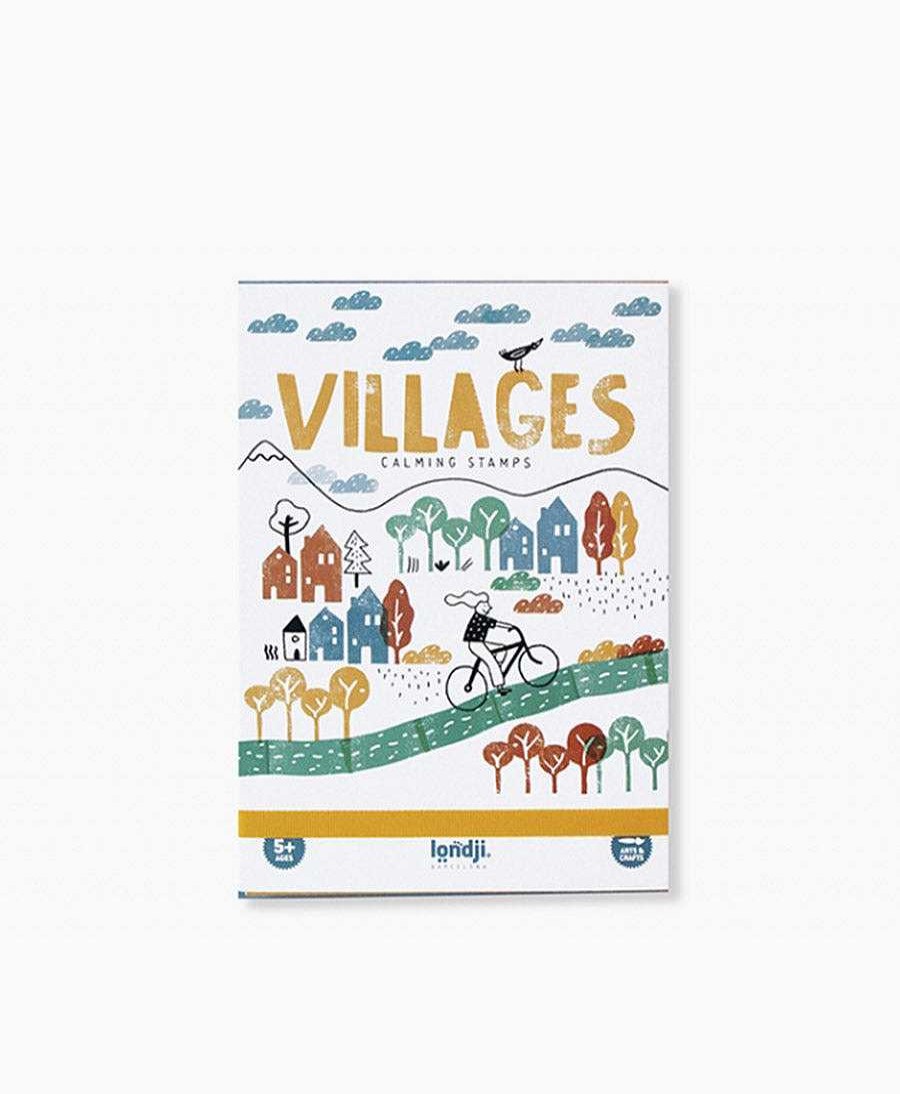 Kinder Londji Spielzeug | Stempel-Set "Calming Stamps Villages"