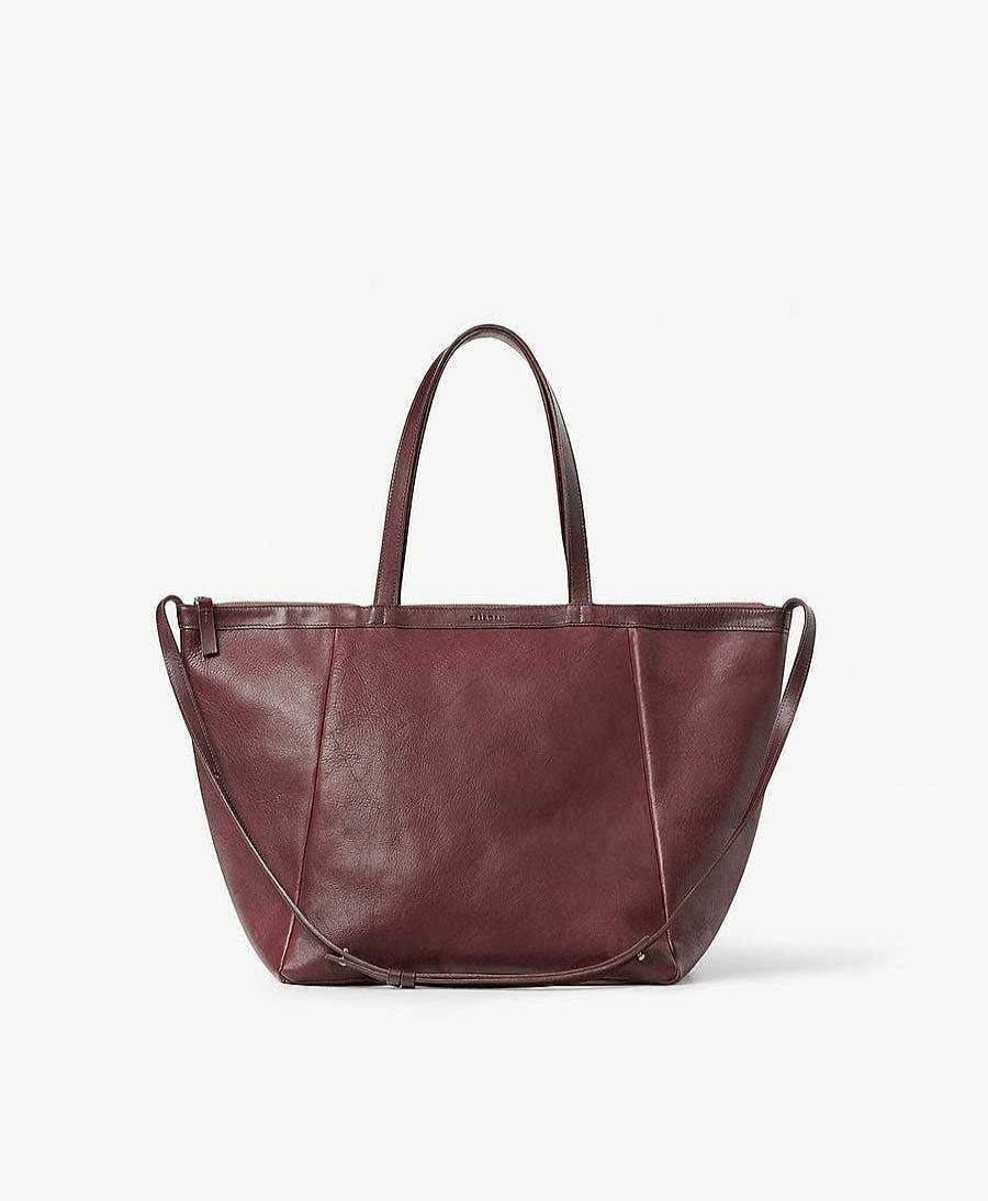 Damen Balagan Taschen | Grosse Tasche Aus Leder "Ima Bag L" - Braun