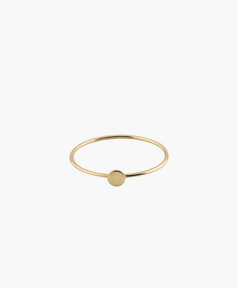 Damen Trois Petits Points Fingerringe | Gelbgold Fingerring - Round Ring 18K Gold