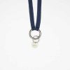 Lifestyle YOOMEE Schl Sselanh Nger | Schl Sselband Silber - Classy Navy