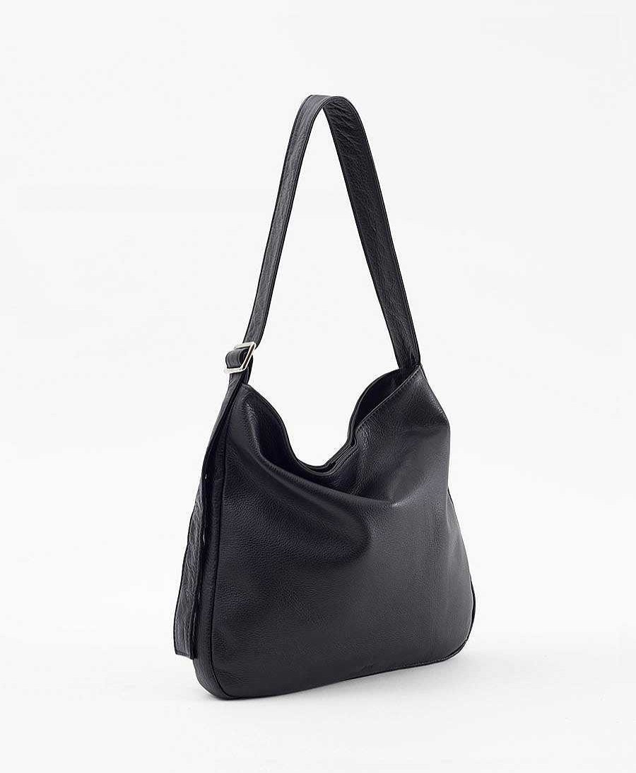 Damen Are Studio Taschen | Schultertasche & Umh Ngetasche Jane - Leder, Schwarz