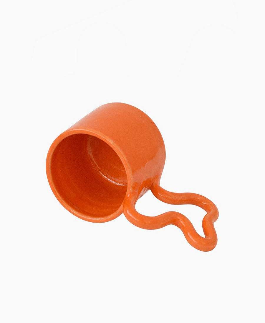 Lifestyle Florence Mytum K Che | Tasse Aus Keramik - Wiggle Mug Orange