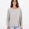 Damen Les Racines du Ciel Oberteile | Strickpullover Gwenn - Hellgrau