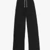 Damen DONNI. Unterteile | Trainerhose The Waffle Cropped Flare Aus Baumwolle -Schwarz