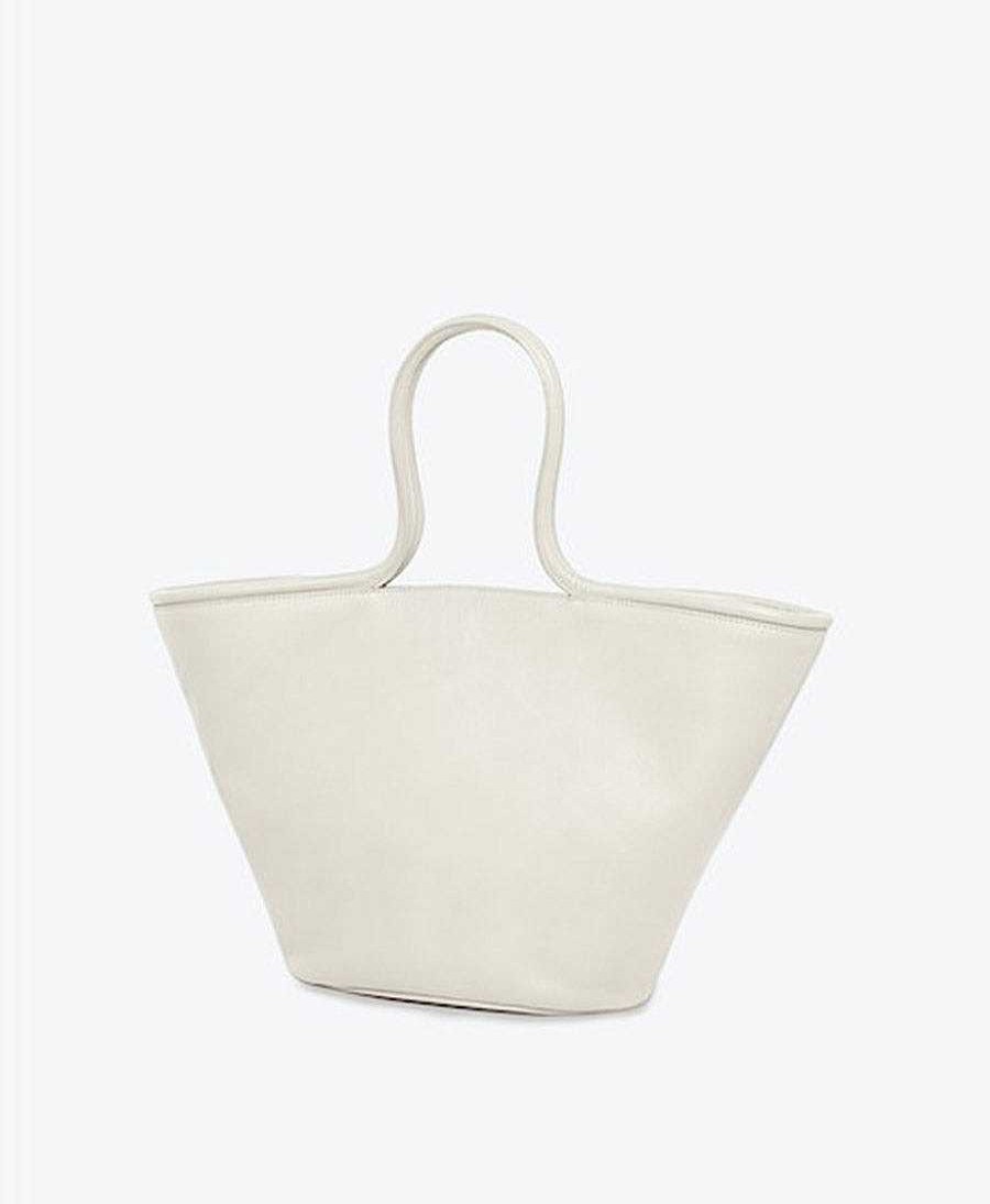 Damen Rita Row Taschen | Grosse Ledertasche Selma - Creme