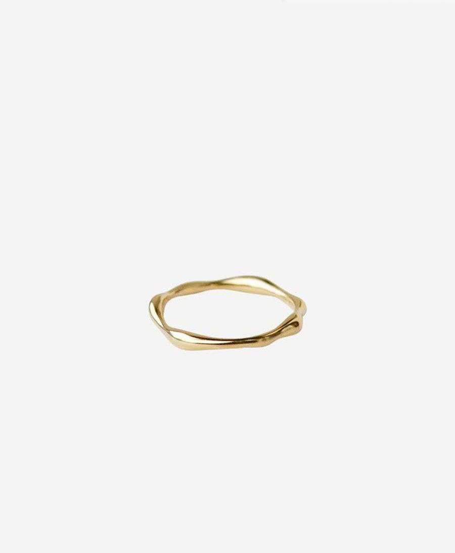 Damen BAIUSHKI Fingerringe | Ring "Lumi" Sterling Silber, Vergoldet