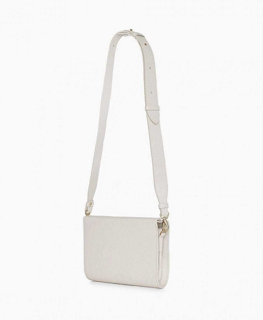 Damen Balagan Taschen | Umh Ngetasche / Handtasche Aus Leder "Gala" - Ivory