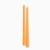 Lifestyle dellaemmi Raumdekoration | The Minimalistics "Orange" - 2Er Set Kerzen Aus Lokalem Rapswachs