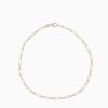 Damen Clomes Bracelet & Armringe | Fusskette Anker-Figaro - Sterling Silber