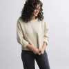 Damen JAMIE + THE JONES Oberteile | Heller Pullover - The Heavy Weight T Sweater