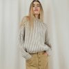 Damen Micaela Greg Oberteile | Strickpullover - Ines Sweater Oatmeal