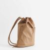 Damen Are Studio Taschen | Rucksack Lade - Leder, Beige