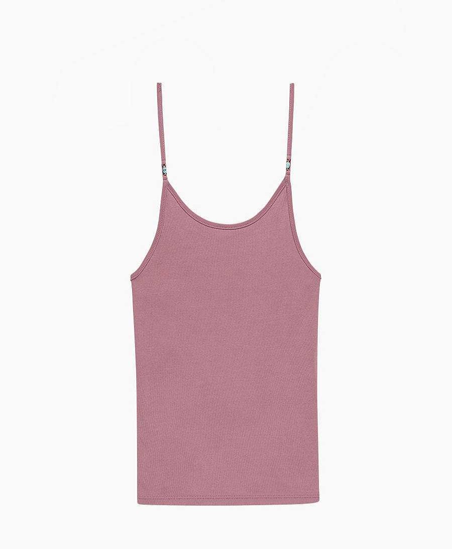 Damen DONNI. Oberteile | Stone Tank Top / Tanktop Rhubarb