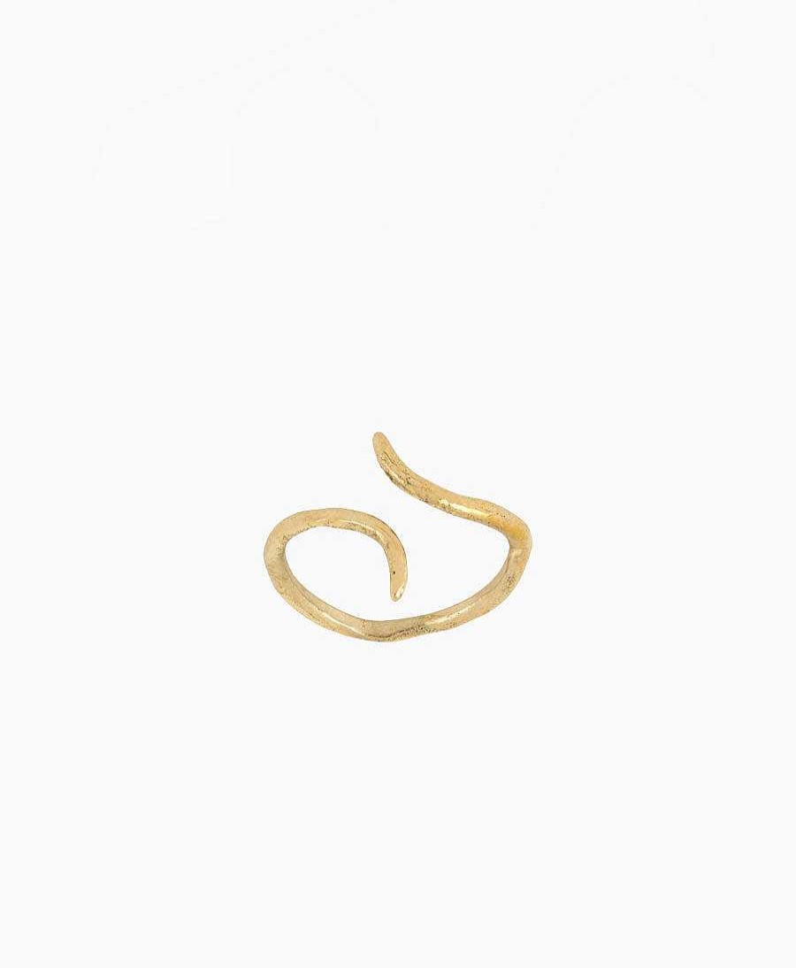 Damen Wild Fawn Fingerringe | Fingerring Gold "Split Eclipse Open Ring"