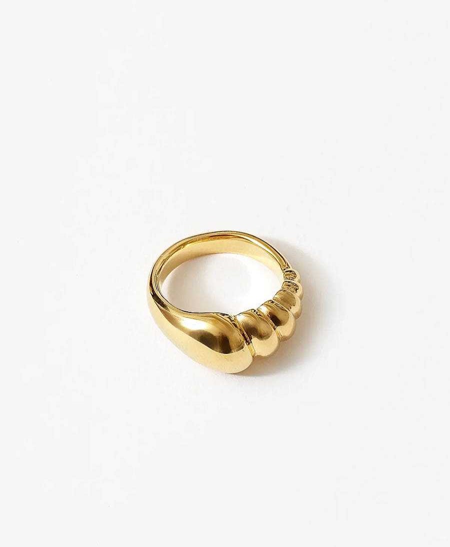 Damen Wolf Circus Fingerringe | Vergoldeter Fingerring "Lucca"