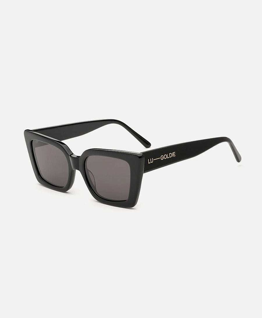 Damen Lu Goldie Sonnenbrillen | Sonnenbrille Lucia - Schwarz