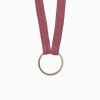 Lifestyle YOOMEE Organisation | Schl Sselband Mit Silbrigem Ring - Red Ochre