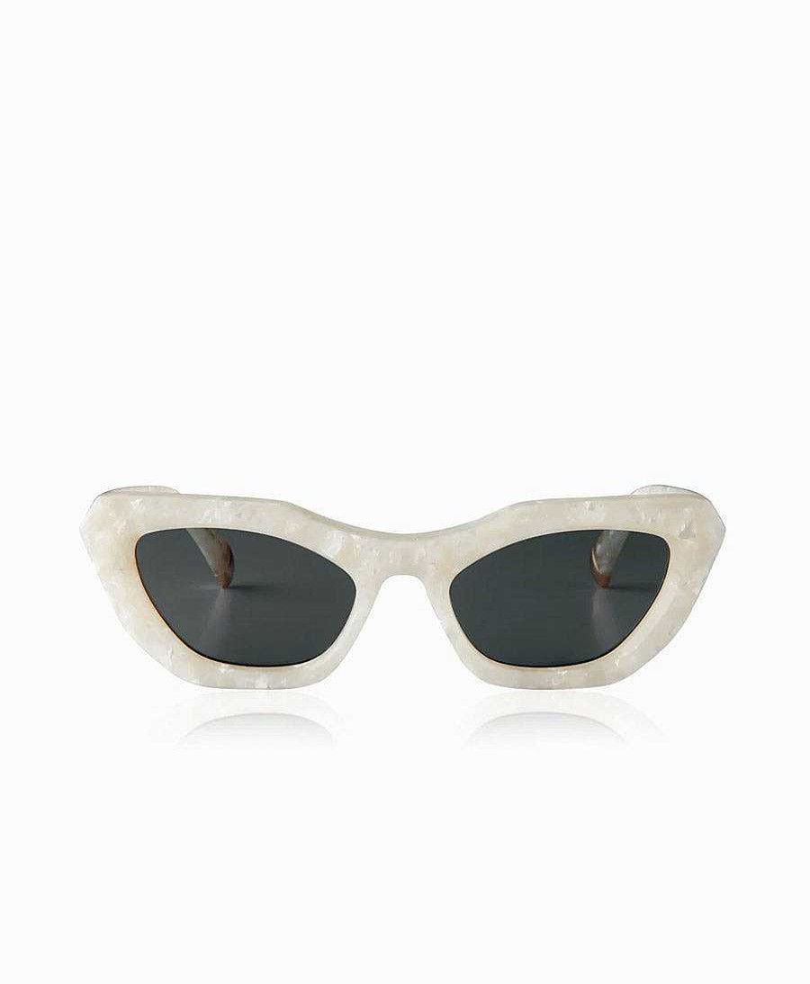 Damen Oscar x Frank Sonnenbrillen | Sonnenbrille Suga Baby - Pearl