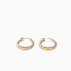 Damen V Design Lab Ohrringe | Savoy Midi Hoops - Ohrringe Vergoldet