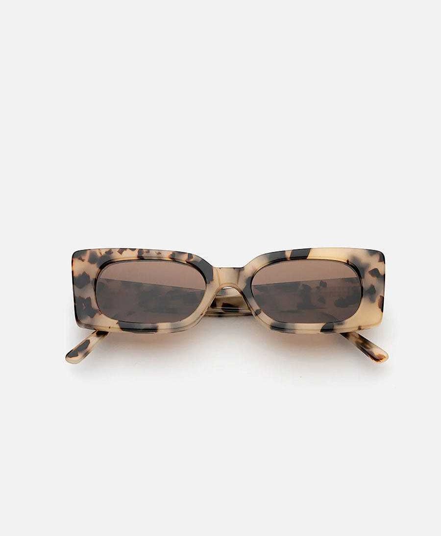 Damen Lu Goldie Sonnenbrillen | Sonnenbrille Salom - Choc Tort