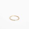 Damen V Design Lab Fingerringe | Essentials Thin Ring Vergoldet