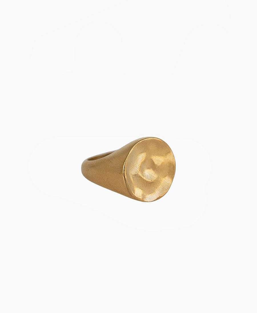 Damen Clomes Fingerringe | Fingerring / Siegelring Luna - Vermeil