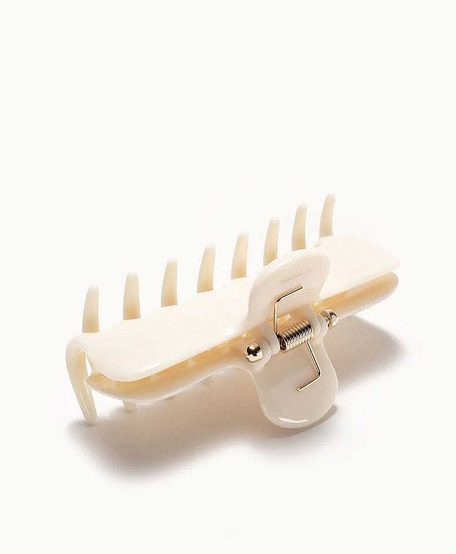 Damen UNDO Haaraccessoires | Grosse Haarklammer - Ivory Claw Clip