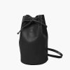 Damen Marin et Marine Taschen | Bucket Bag Aus Leder - Schwarz