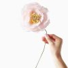 Lifestyle Studio About Raumdekoration | Papierblume Islandmohn Ice Poppy Rosa