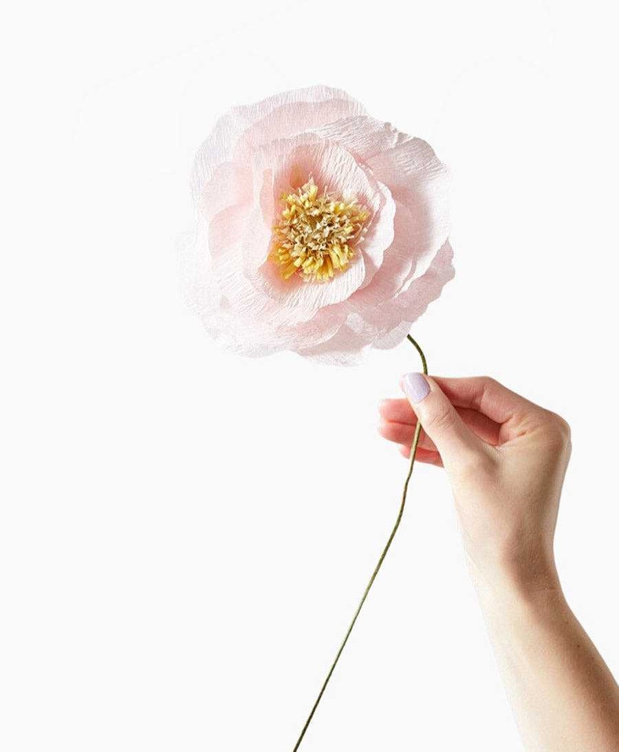 Lifestyle Studio About Raumdekoration | Papierblume Islandmohn Ice Poppy Rosa